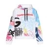 Dolce & Gabbana Printed Hoodie White