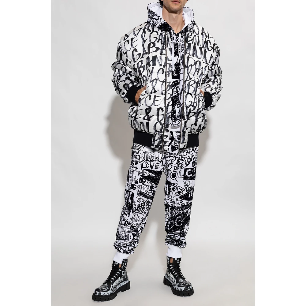 Dolce & Gabbana Hoodie With Logo White