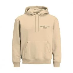 Jack & Jones Brink Sweat Hood Genser Beige