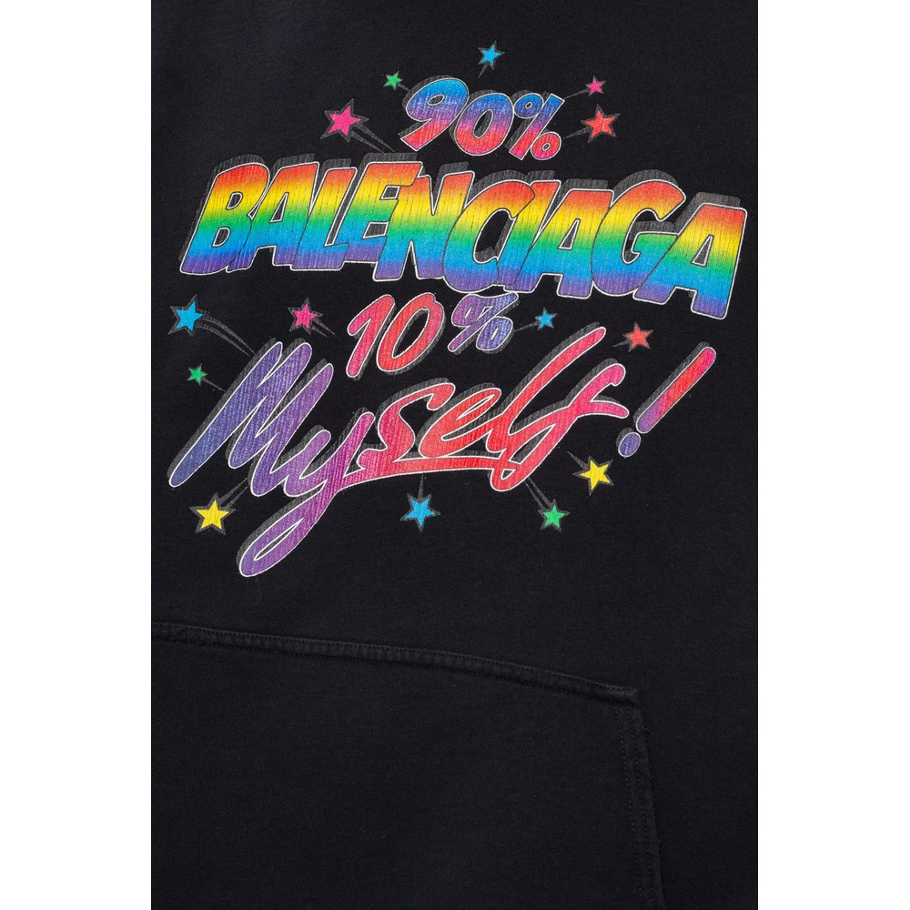 Balenciaga Hoodie Black - Bilde 2