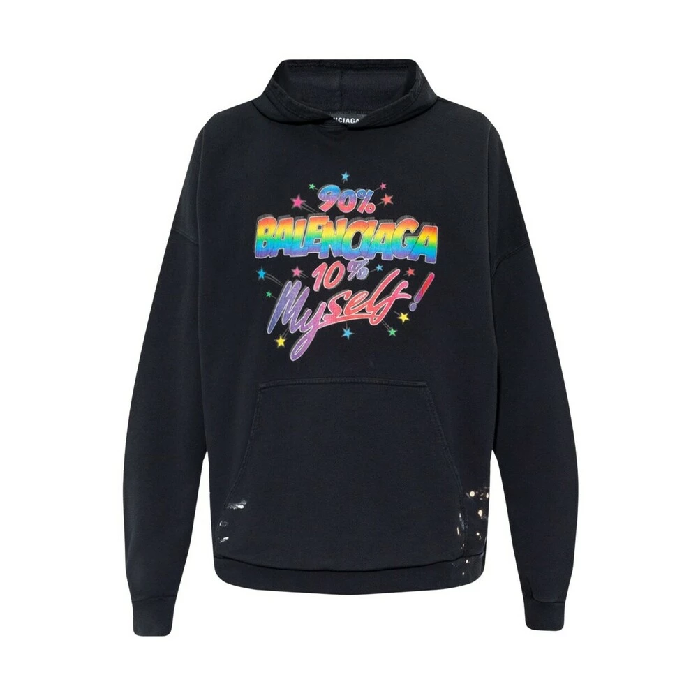 Balenciaga Hoodie Black - Bilde 3