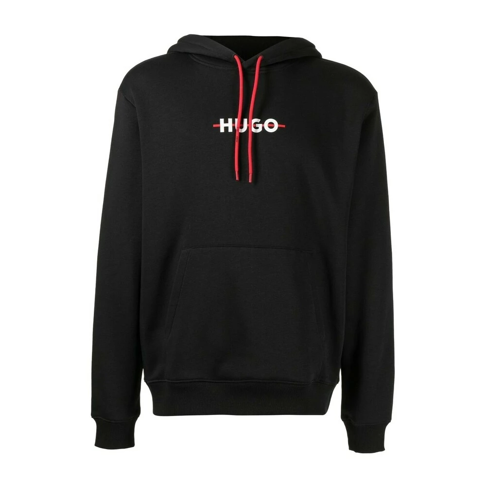 Hugo Boss Daffleck Logo Hoodie Black - Bilde 2