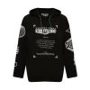 Versace Jeans Couture Printed Hoodie Black