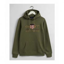 Gant Archive Shield Hoodie Green
