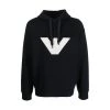 Emporio Armani Sweatshirts Hoodies Black