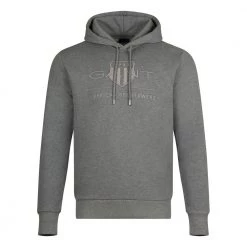 Gant D1. Tonal Archive Shield Hood Gray
