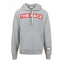 Gucci Cotton Hoodie Gray