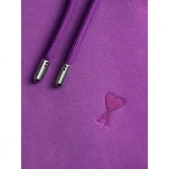 Ami Paris Hoodie Purple