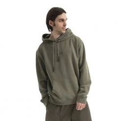Tom Wood Hoodie Clerici Green