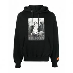 Heron Preston Hoodie Black
